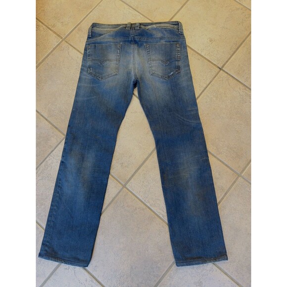 Diesel Men’s Safado Slim Straight Jeans Size 28 Grunge Y2K Classic Denim Retro - Picture 2 of 14